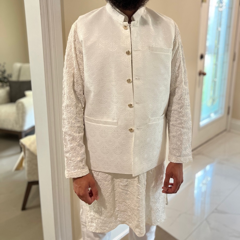 Mens Embroidered Waistcoat